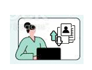 Icono de importación y exportación de datos