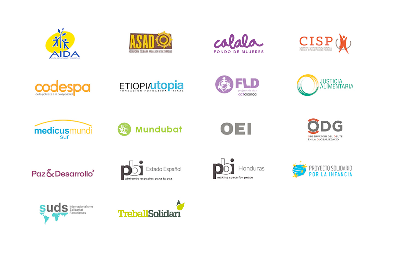 Logos ongs comunidad gong enero 2025