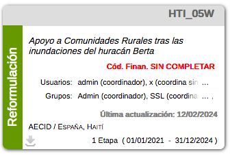 Aviso sin codigo de financiador